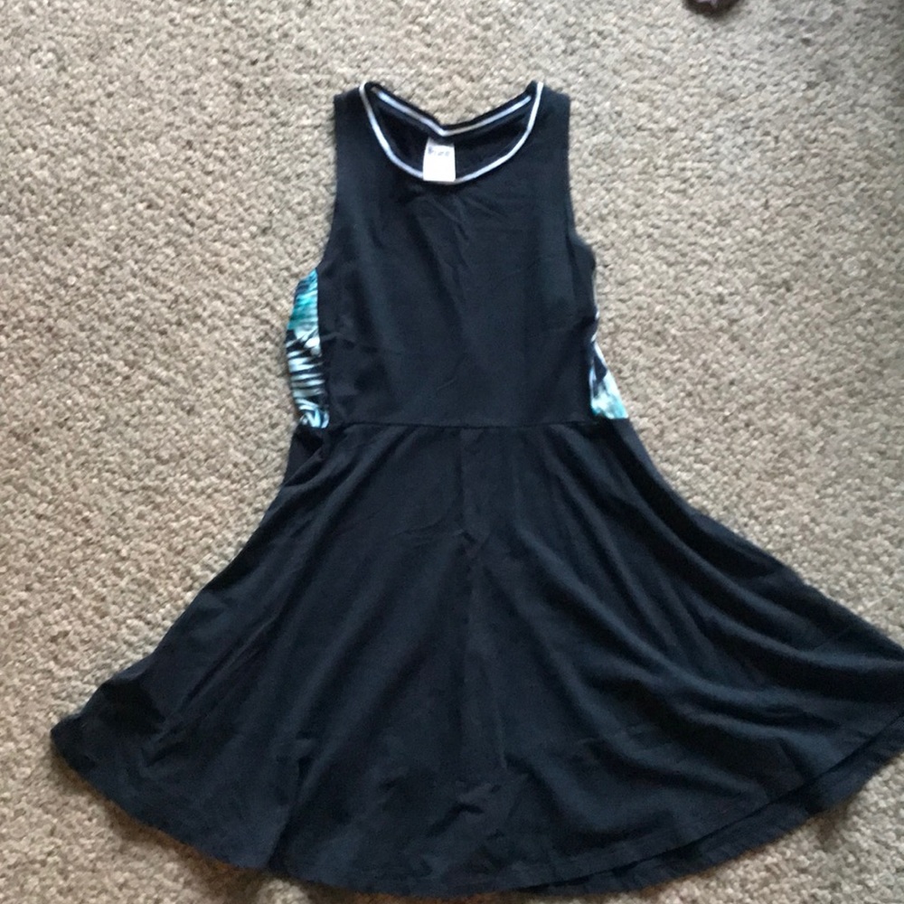 PINK High-neck jersey cotton skater style dress